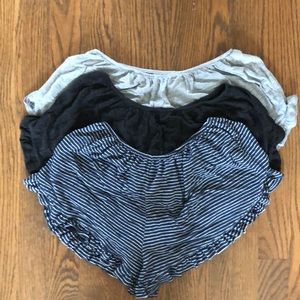Set of Brandy flowy shorts